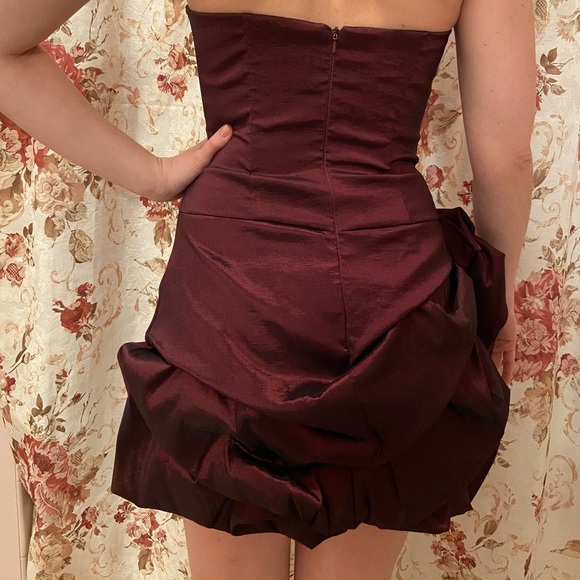 Bubble dress dark red - Picture 5 of 7